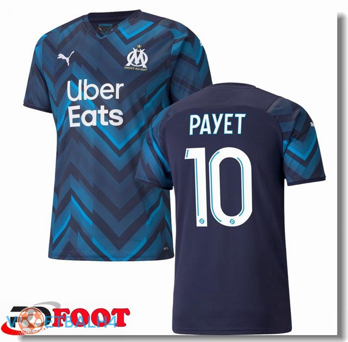 Olympique Marseille (PAYET 10) uit jersey blauw Marine 2021/2022