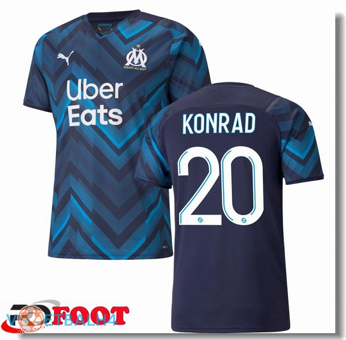 Olympique Marseille (KONRAD 20) uit jersey blauw Marine 2021/2022