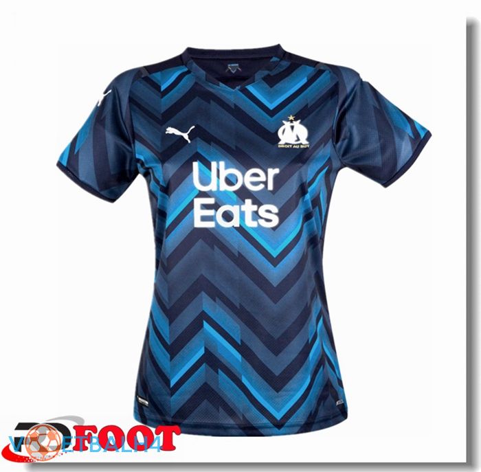 Olympique Marseille Dames uit jersey blauw Marine 2021/2022