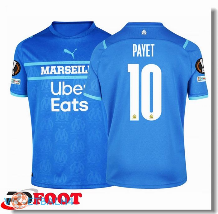 Olympique Marseille (PAYET 10) derde jersey blauw Marine 2021/2022