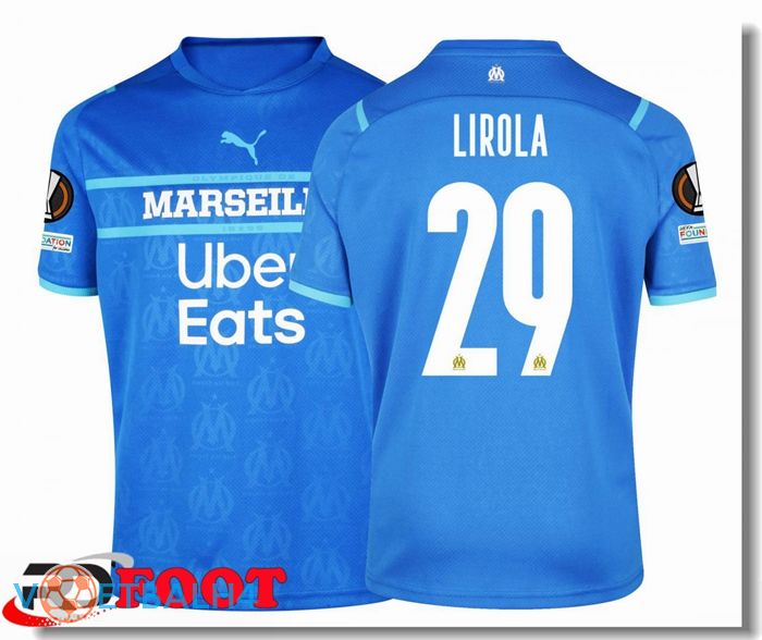 Olympique Marseille (Lirola 29) derde jersey blauw Marine 2021/2022