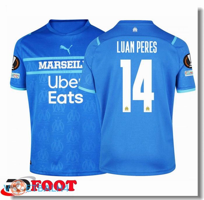 Olympique Marseille (Luan Peres 14) derde jersey blauw Marine 2021/2022