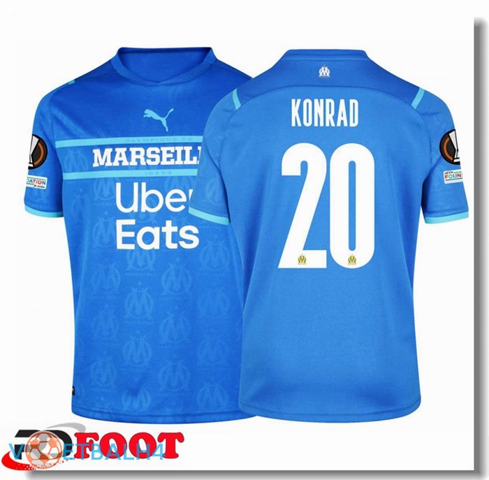 Olympique Marseille (KONRAD 20) derde jersey blauw Marine 2021/2022