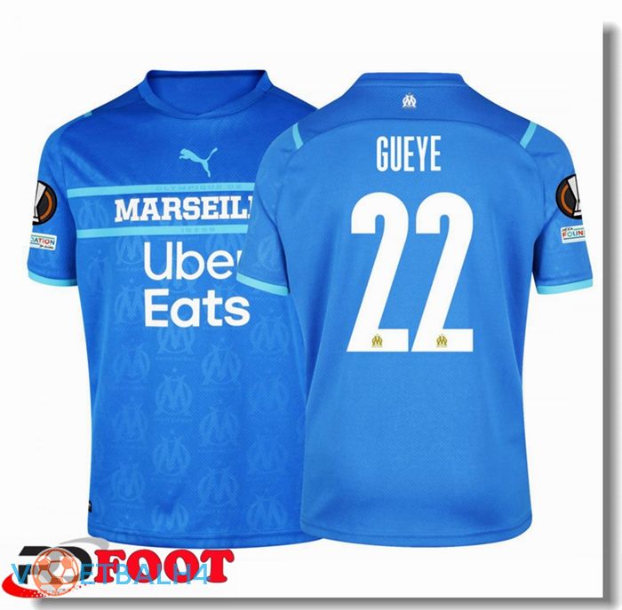 Olympique Marseille (Gueye 22) derde jersey blauw Marine 2021/2022