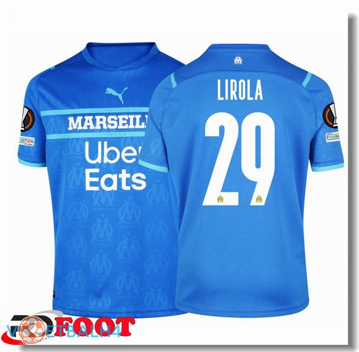 Olympique Marseille (Lirola 29) derde jersey blauw Marine 2021/2022