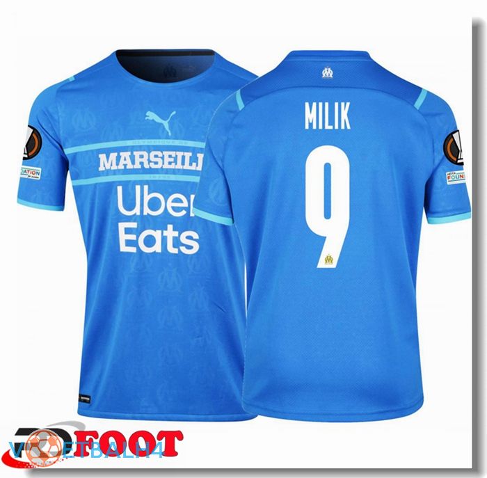 Olympique Marseille (MILIK 9) derde jersey blauw Marine 2021/2022