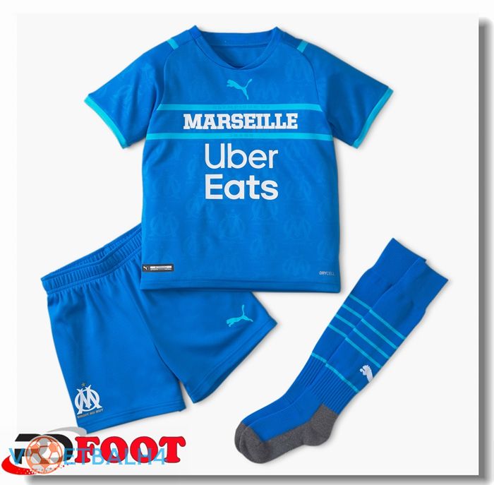 Olympique Marseille kinderen derde jersey blauw Marine 2021/2022