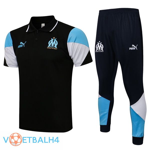 Marseille OM Polo Shirt + broek zwart 2021/2022