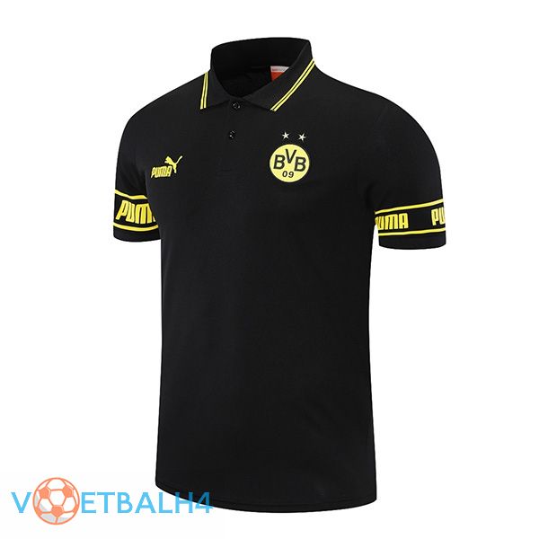 Dortmund Polo Shirt zwart 2021/2022