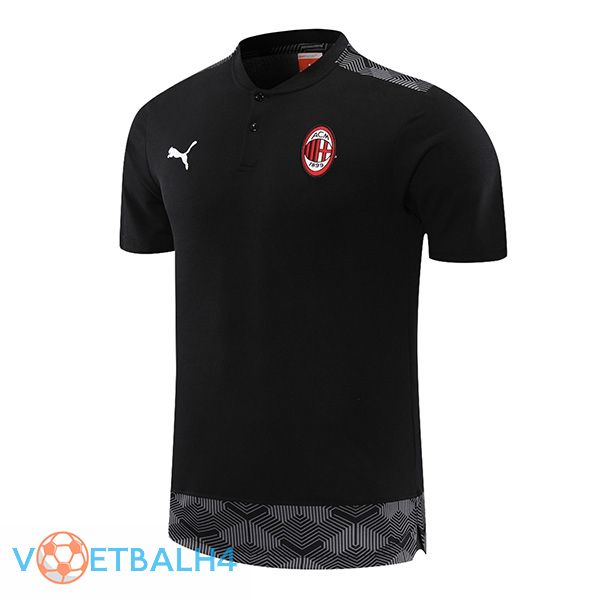 AC Milan Polo Shirt zwart 2021/2022