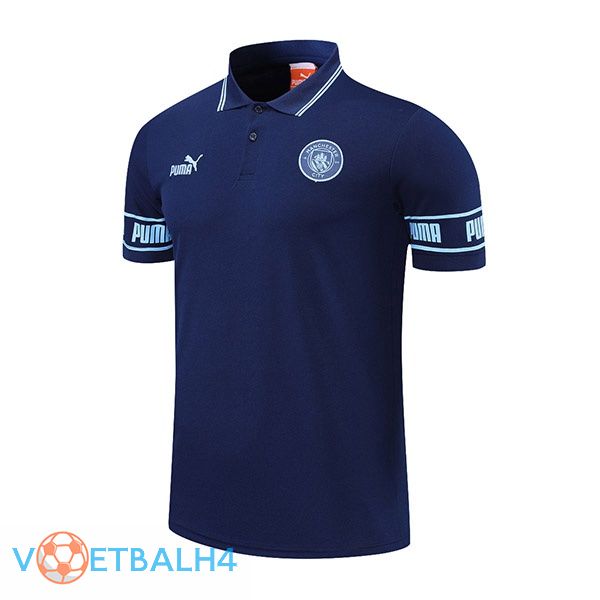 Manchester City Polo Shirt blauw koninklijk 2021/2022