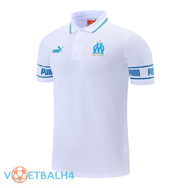 Marseille OM Polo Shirt wit 2021/2022