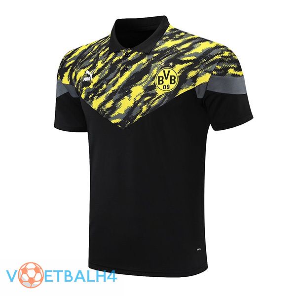 Dortmund Polo Shirt zwart geel 2021/2022