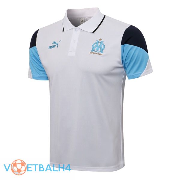 Marseille OM Polo Shirt wit 2021/2022