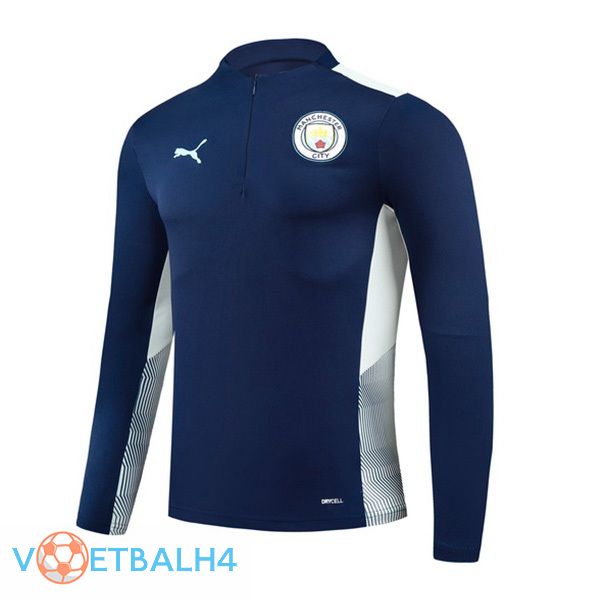 Manchester City Training Sweatshirt blauw 2021/2022