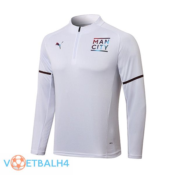 Manchester City Training Sweatshirt wit 2021/2022