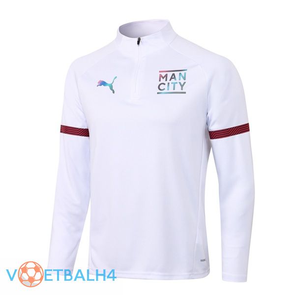 Manchester City Training Sweatshirt wit 2021/2022