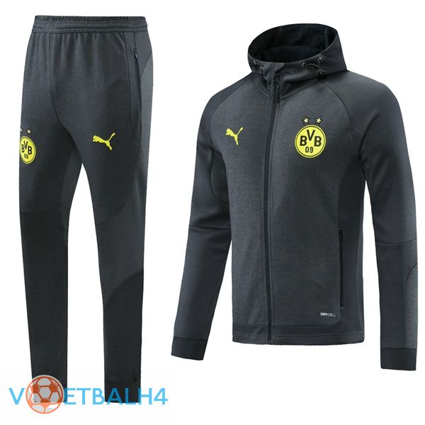 Dortmund trainingspak zwart grijs 2021/2022