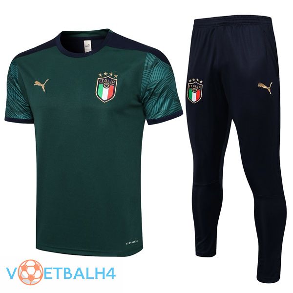 Italië Training T Shirt + broek groente 2021/2022