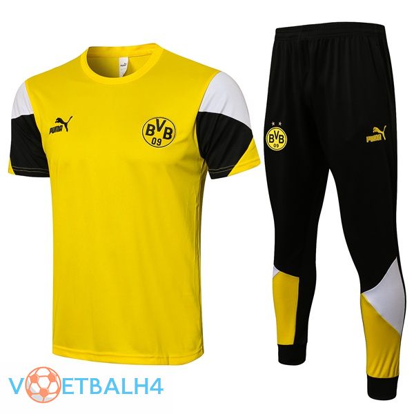 Dortmund Training T Shirt + broek geel 2021/2022