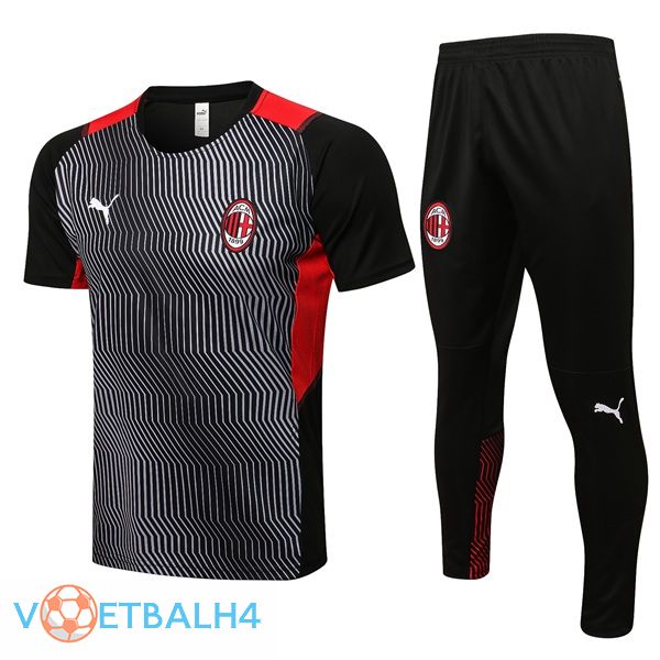 AC Milan Training T Shirt + broek zwart 2021/2022