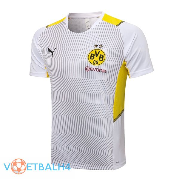 Dortmund Training T Shirt wit 2021/2022