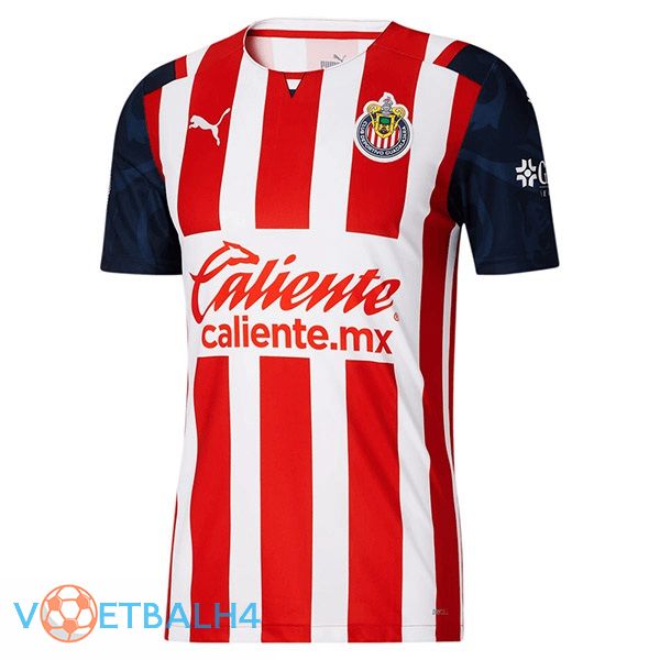 CD Guadalajara thuis jersey rood wit 2021/22