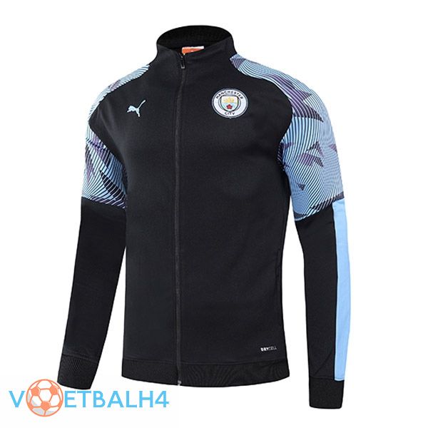 Manchester City trainingsjack zwart 2021/2022