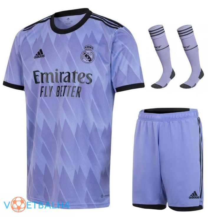 Real Madrid voetbal jersey uit (korte broek + sok) 2022/2023