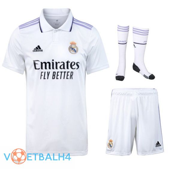 Real Madrid voetbal jersey thuis (korte broek + sok) 2022/2023