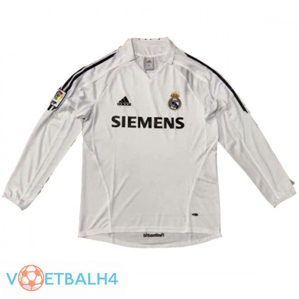 Real Madrid lange mouwRetro thuis jersey 2005-2006