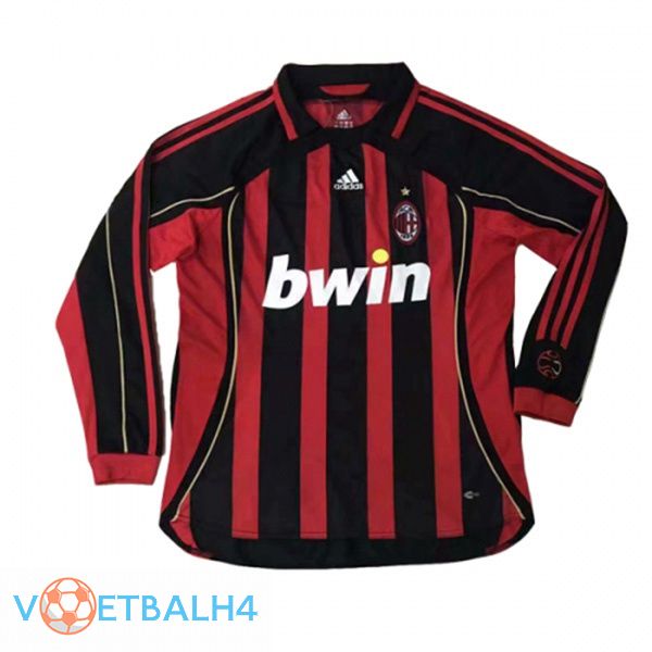 AC Milan lange mouwRetro thuis jersey 2006-2007