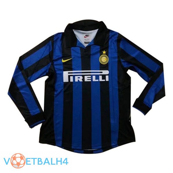 Inter Milan lange mouwRetro thuis jersey 2005 2006