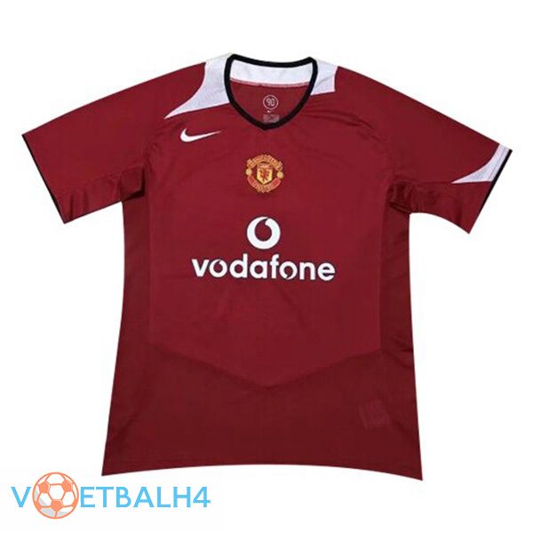 Manchester United Retro thuis jersey 2005-2006