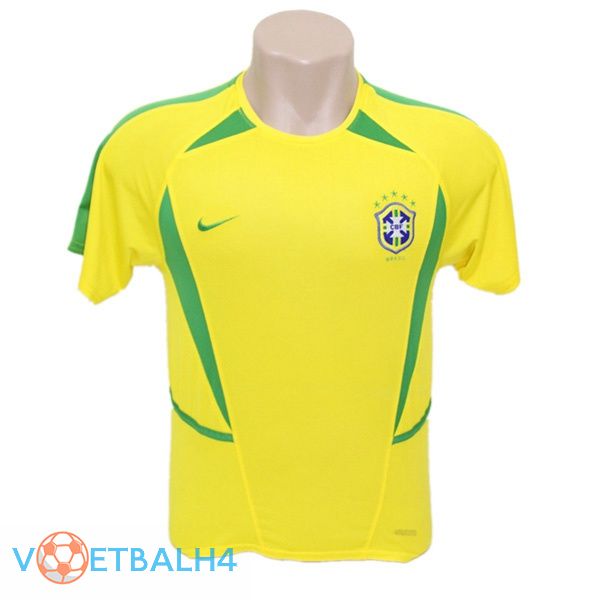 Brazilië Retro thuis jersey 2002 2003