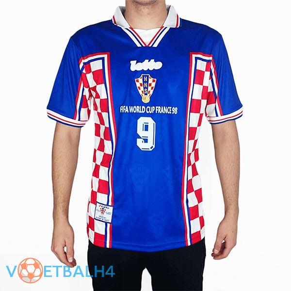 Kroatië Retro uit jersey 1998