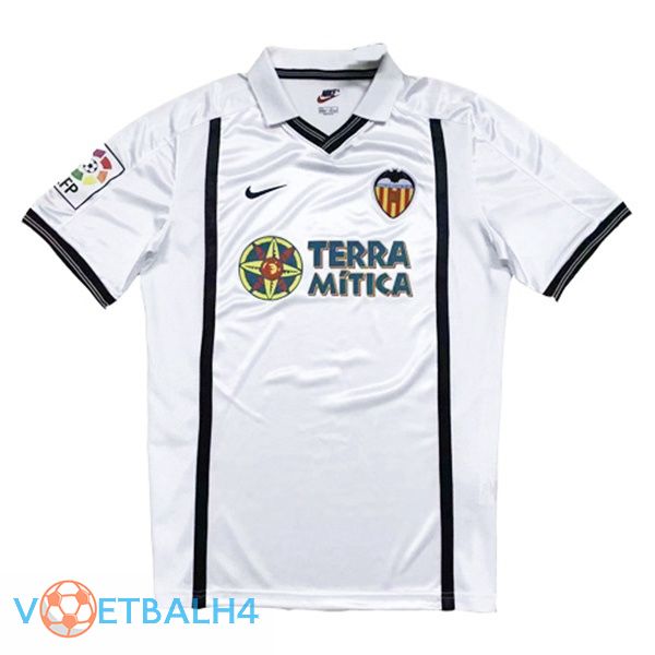 Valencia CF Retro thuis jersey 2000 2001