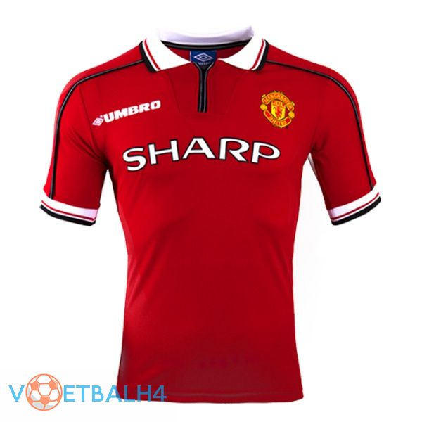 Manchester United Retro thuis jersey 1998-1999