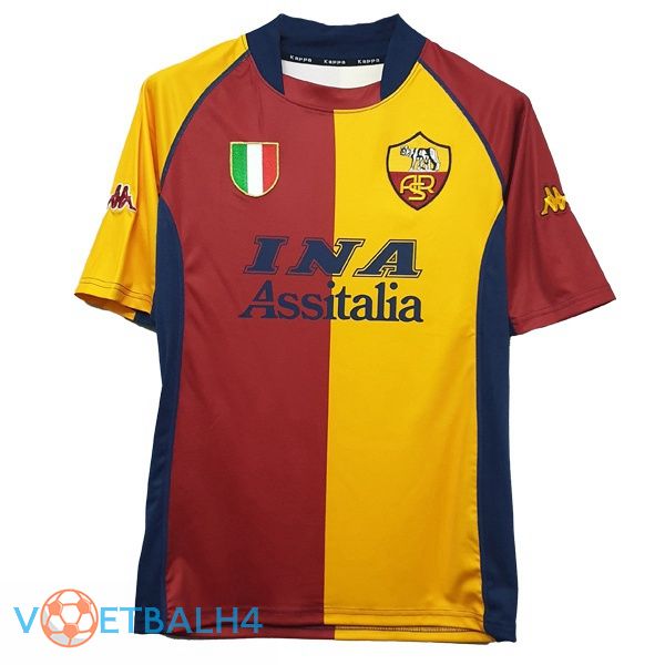 AS Roma Retro thuis jersey 2001-2002