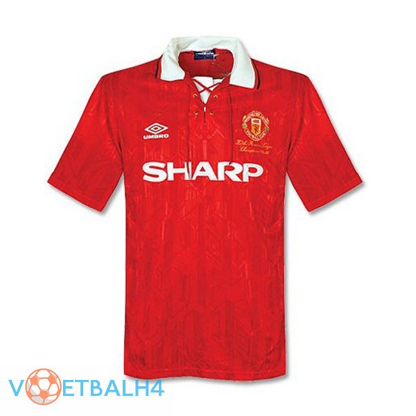 Manchester United Retro thuis jersey 1992-1994