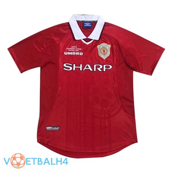 Manchester United Retro thuis jersey 1999-2000