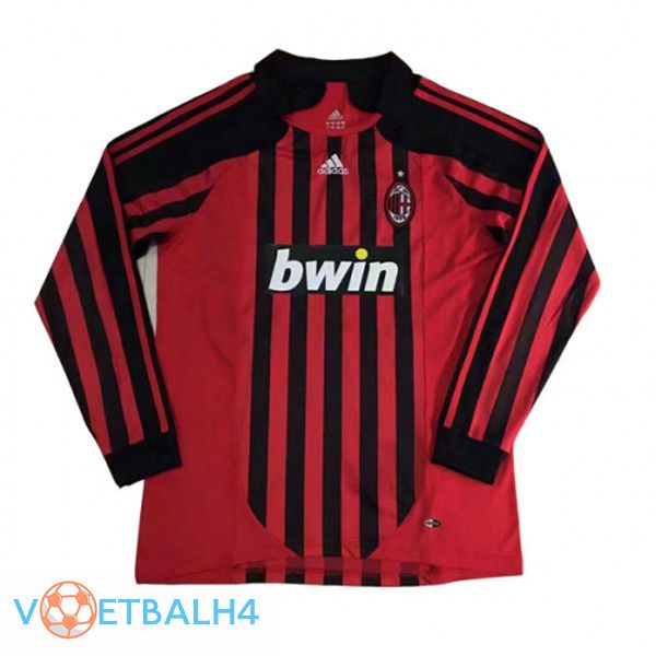 AC Milan lange mouwRetro thuis jersey 2007-2008