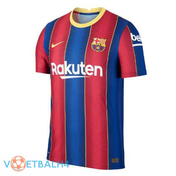 FC Barcelona Retro voetbal jersey thuis blauw rood 2020-2021