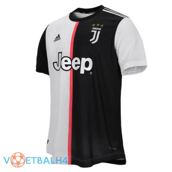 Juventus Retro voetbal jersey thuis wit zwart 2019-2020