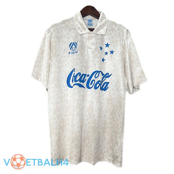 Cruzeiro EC Retro voetbal jersey uit wit 1993-1994