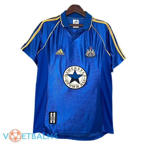 Newcastle United Retro uit voetbal jersey blauw 1998-1999