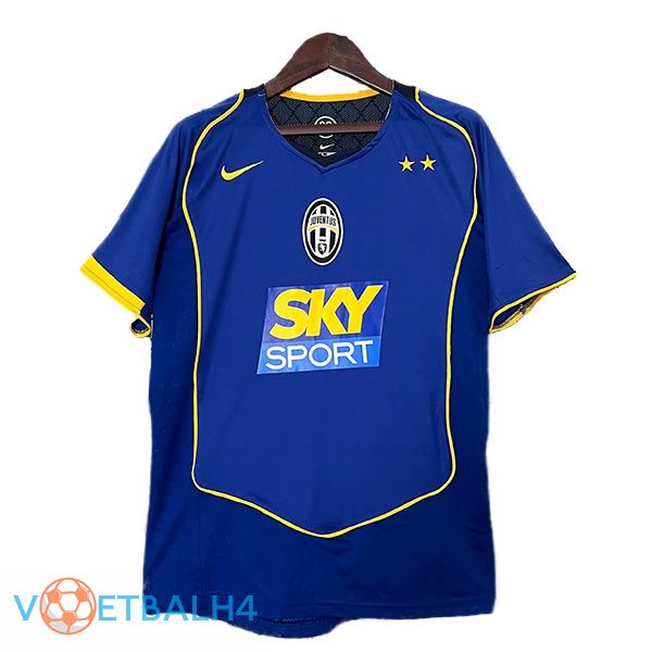 Juventus Retro uit voetbal jersey blauw 2004-2005