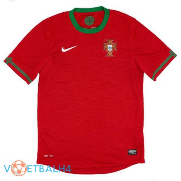 Portugal Retro thuis voetbal jersey rood 2012