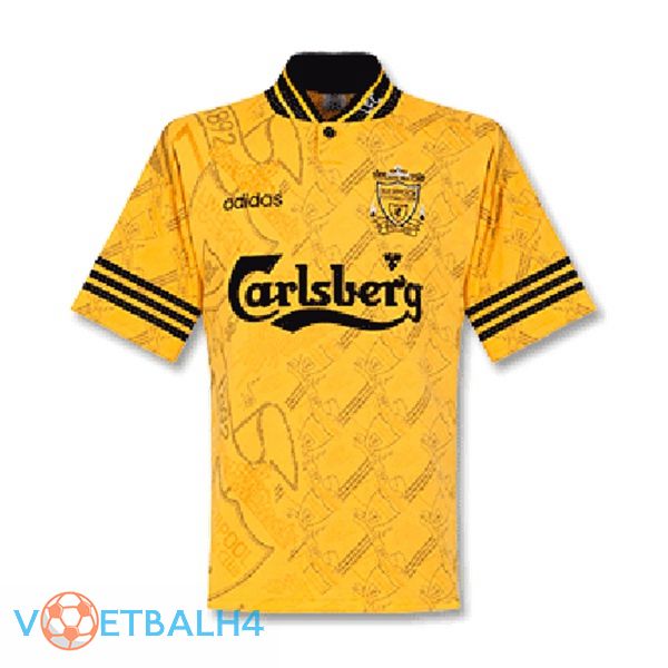 FC Liverpool derde Retro uit jersey geel 1995-1996