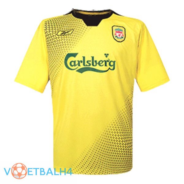 FC Liverpool Retro uit jersey geel 2004-2005